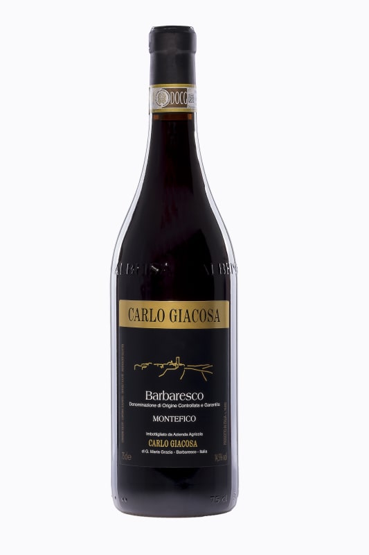Carlo Giacosa Barbaresco Montefico 2015 Front Bottle Shot