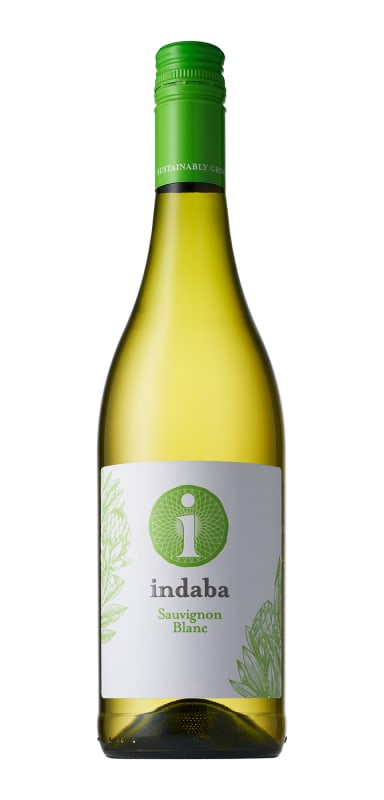 Indaba Sauvignon Blanc 2018 Front Bottle Shot