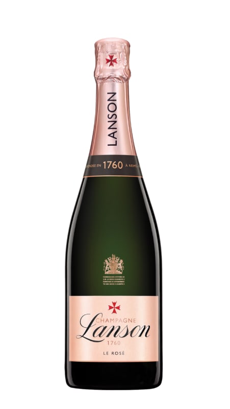 Lanson Le Rose Brut Front Bottle Shot