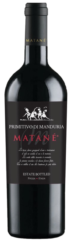 Matane Primitivo Di Manduria Il Matane 2020 Front Bottle Shot