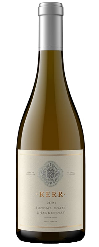Kerr Cellars Sonoma Coast Chardonnay 2021 Front Bottle Shot