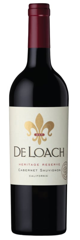 DeLoach Heritage Reserve Cabernet Sauvignon 2021 Front Bottle Shot