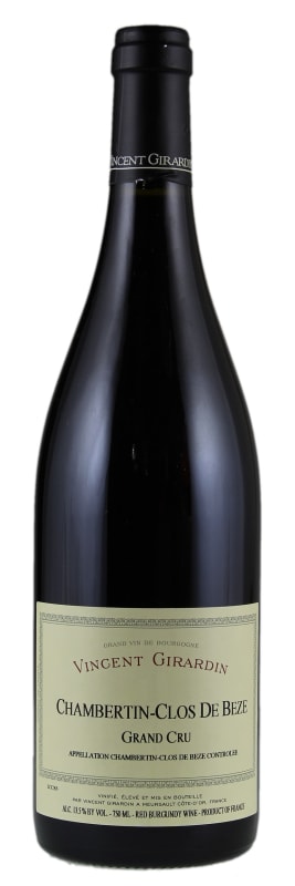 Vincent Girardin Chambertin-Clos de Beze Grand Cru 2001 Front Bottle Shot