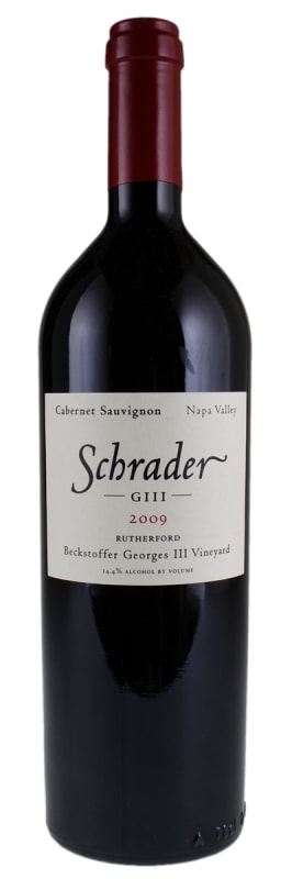 Schrader Beckstoffer Georges III Vineyard GIII Cabernet Sauvignon 2009 Front Bottle Shot