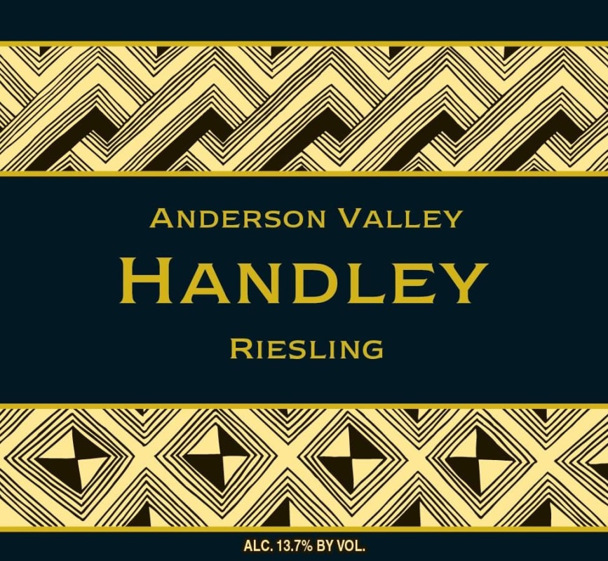 Handley Anderson Valley Riesling 2017 Front Label