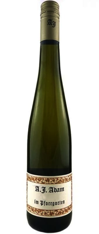 A.J. Adam Dhron Im Pfarrgarten Riesling Feinherb 2022 Front Bottle Shot