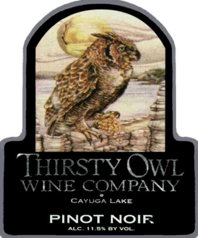 Thirsty Owl Wine Company Pinot Noir 2011 Front Label