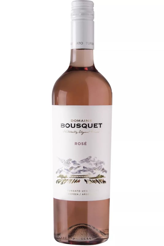 Domaine Bousquet Organic Rose 2020 Front Bottle Shot