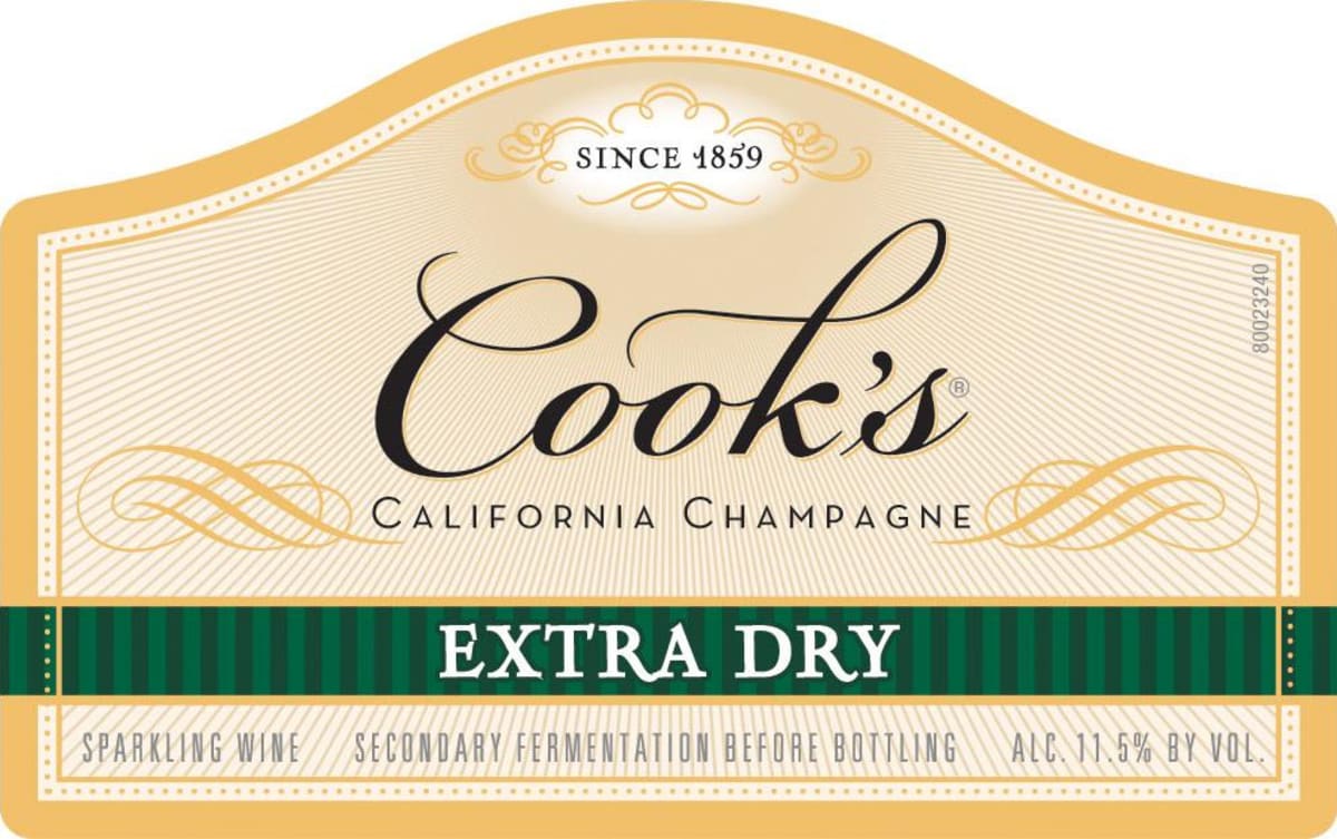 Cook's Extra Dry Front Label