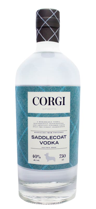 Corgi Spirits Saddlecoat Vodka Front Bottle Shot