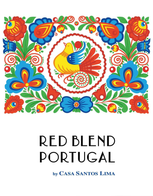 Casa Santos Lima Red Blend 2020 Front Label