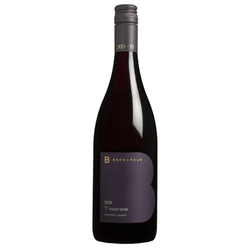 Bernardus Monterey County Pinot Noir 2020 Front Bottle Shot