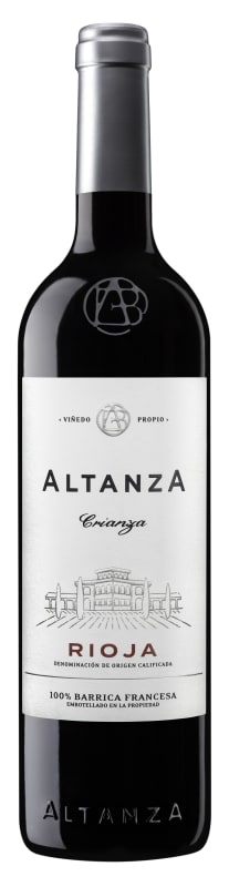 Bodegas Altanza Crianza 2018 Front Bottle Shot