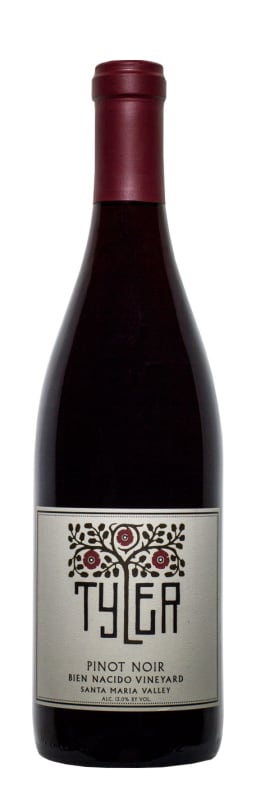 Tyler Winery Bien Nacido Pinot Noir 2017 Front Bottle Shot