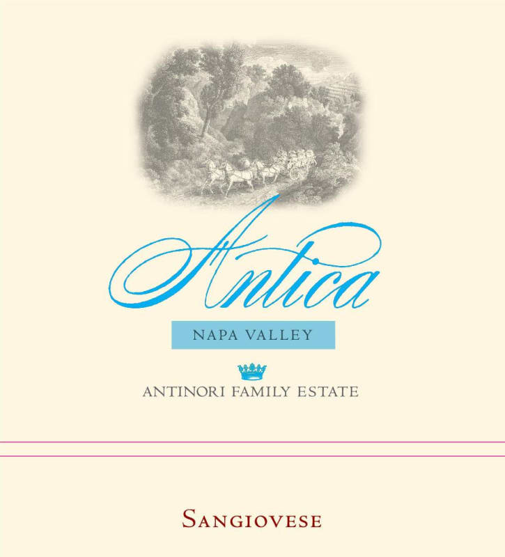 Antica Antinori Family Estate Sangiovese 2014 Front Label