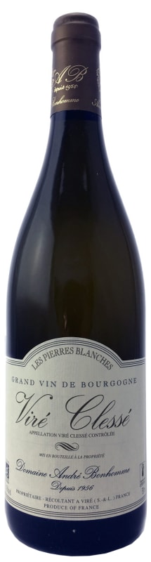 Andre Bonhomme Vire-Clesse Les Pierres Blanches 2019 Front Bottle Shot