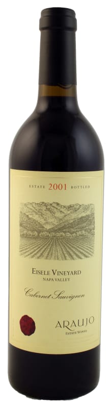 Araujo Eisele Vineyard Cabernet Sauvignon 2001 Front Bottle Shot