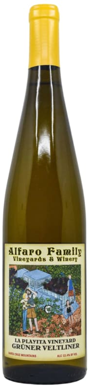 Alfaro Family Gruner Veltliner 2023 Front Bottle Shot