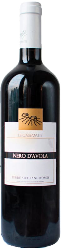 Le Casematte Nero d'Avola 2017 Front Bottle Shot