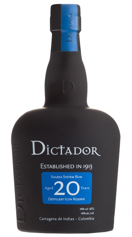 Dictador 20 Year Reserve Rum Front Bottle Shot