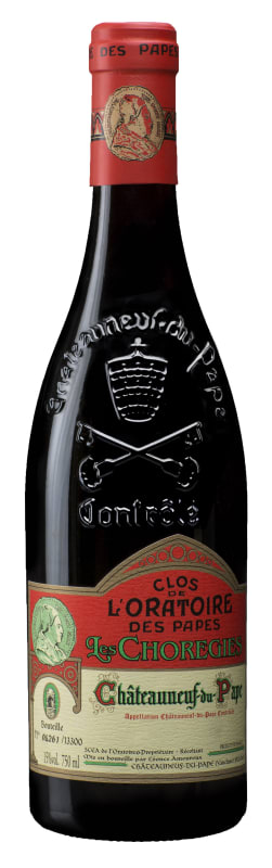 Clos de l'Oratoire des Papes Chateauneuf-du-Pape Les Choregies 2015 Front Bottle Shot