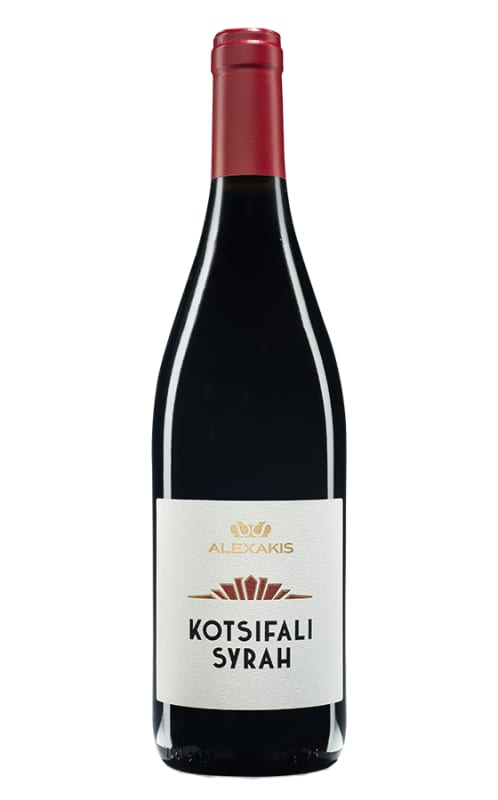 Alexakis Kotsifali-Syrah 2018 Front Bottle Shot