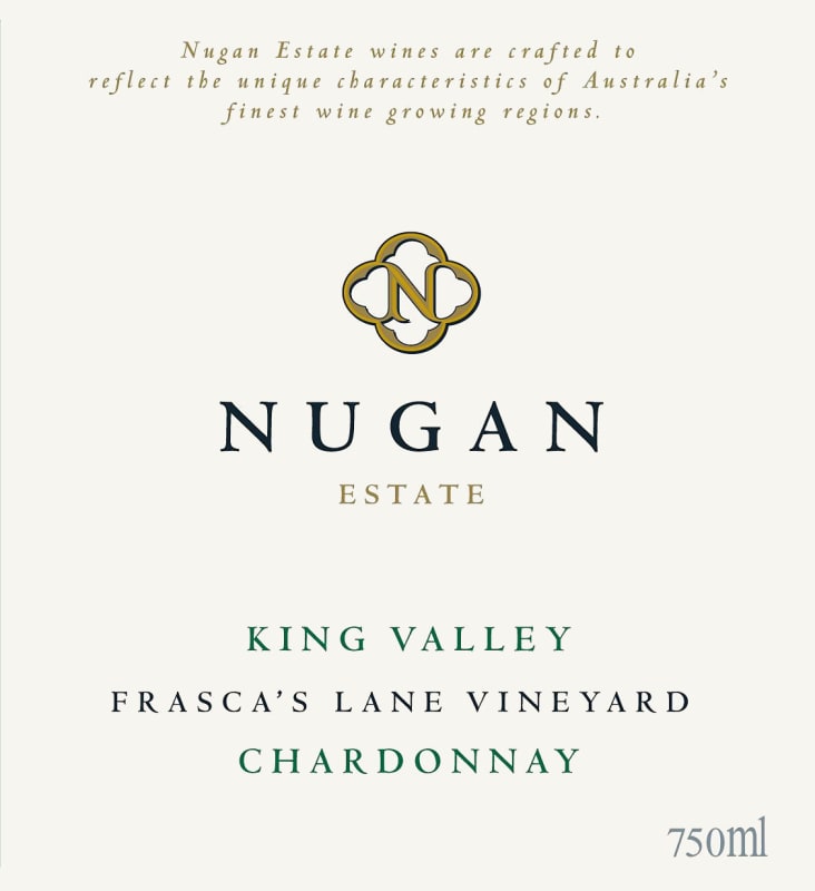 Nugan Estate Frasca's Lane Vineyard Chardonnay 2008 Front Label