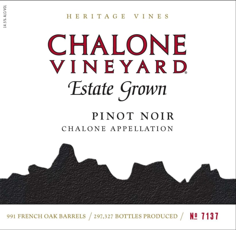 Chalone Heritage Pinot Noir 2013 Front Label