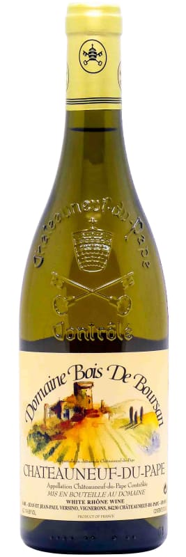 Domaine Bois de Boursan Chateauneuf-du-Pape Blanc 2025 Front Bottle Shot