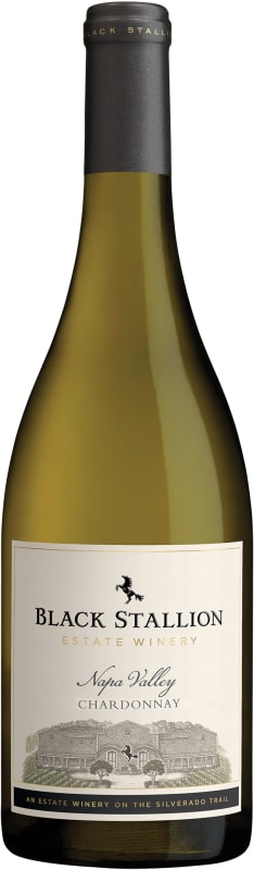 Black Stallion Winery Napa Valley Chardonnay 2017 Front Bottle Shot