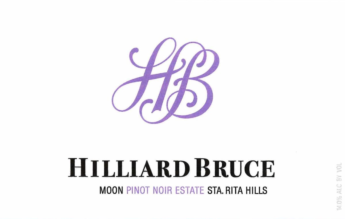 Hilliard Bruce Moon Pinot Noir 2016 Front Label