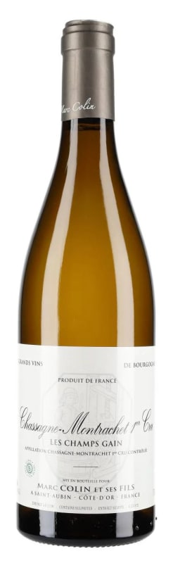 Marc Colin Chassagne-Montrachet Les Champs Gain Premier Cru 2023 Front Bottle Shot