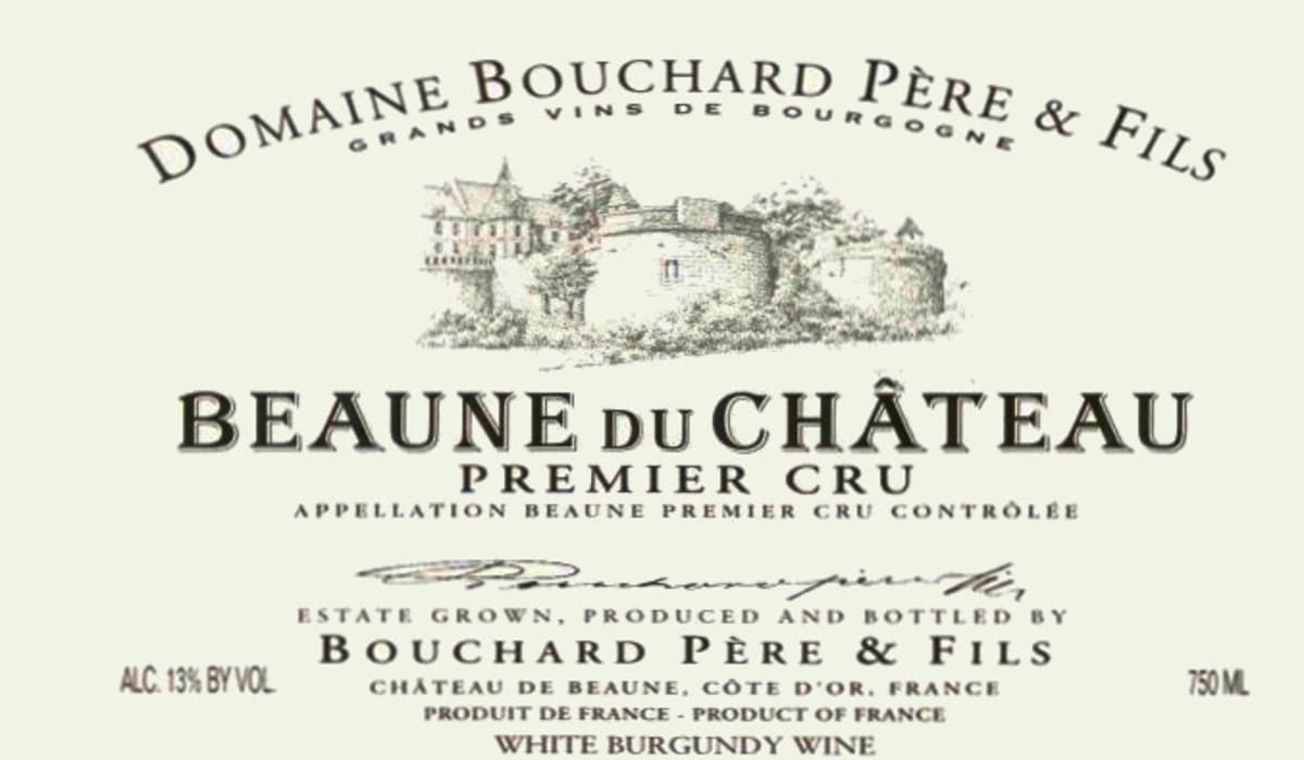 Bouchard Pere & Fils Beaune du Chateau Premier Cru Blanc 2003 Front Label