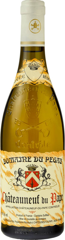 Domaine Pegau Chateauneuf-du-Pape Cuvee Reservee Blanc 2022 Front Bottle Shot