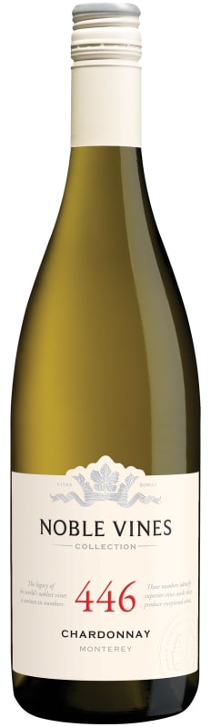 Noble Vines 446 Monterey Chardonnay 2021 Front Bottle Shot
