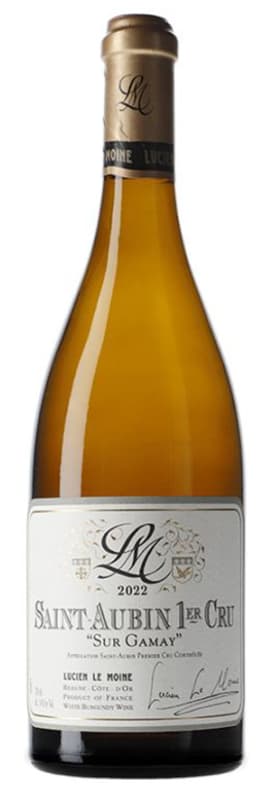 Lucien Le Moine St-Aubin Sur Gamay Blanc Premier Cru 2022 Front Bottle Shot