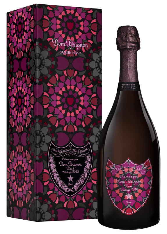 Dom Perignon Rose Limited Edition Gift Box by Damien Hirst 2010