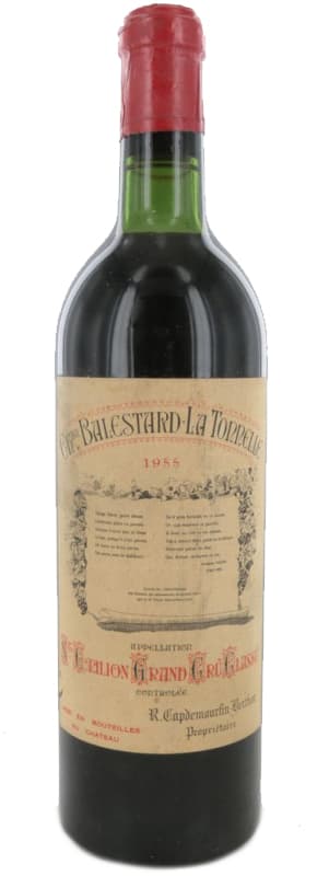 Chateau Balestard La Tonnelle 1955 Front Bottle Shot