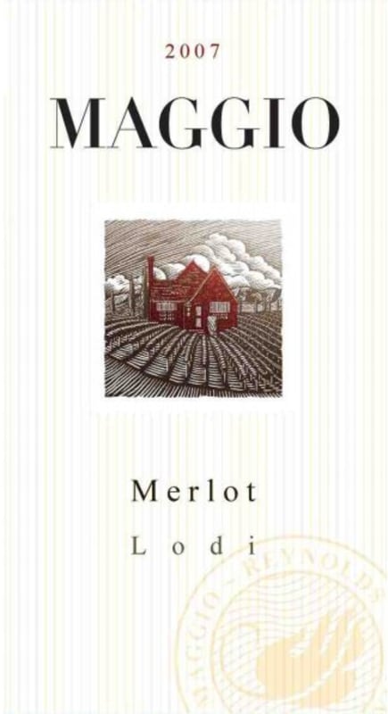 Maggio Family Vineyards Merlot 2007 Front Label