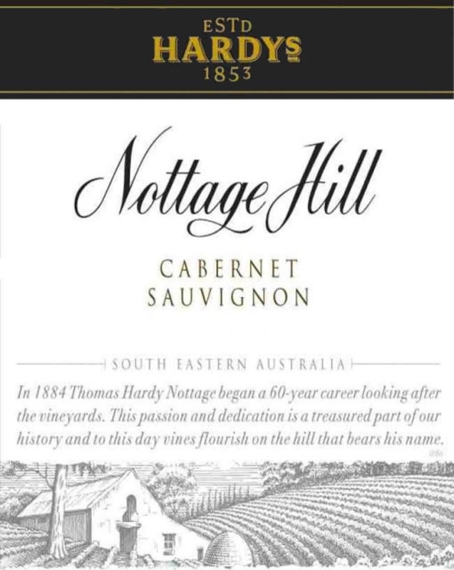Hardys Nottage Hill Cabernet Sauvignon 2014 Front Label