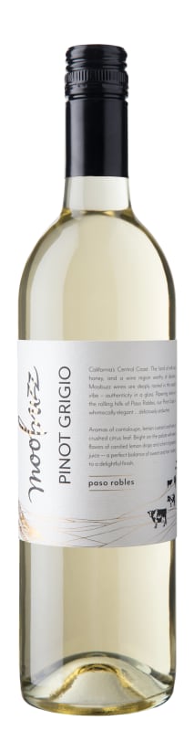 Moobuzz Pinot Grigio 2017 Front Bottle Shot