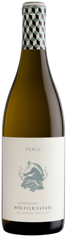 Wolffer Perle Chardonnay 2017 Front Bottle Shot