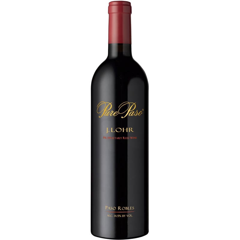 J. Lohr Pure Paso Proprietary Red Wine 2019 Front Bottle Shot