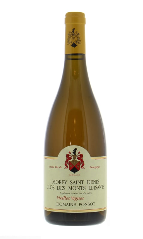 Domaine Ponsot Morey-Saint-Denis Clos des Monts Luisants Premier Cru Blanc 2018 Front Bottle Shot