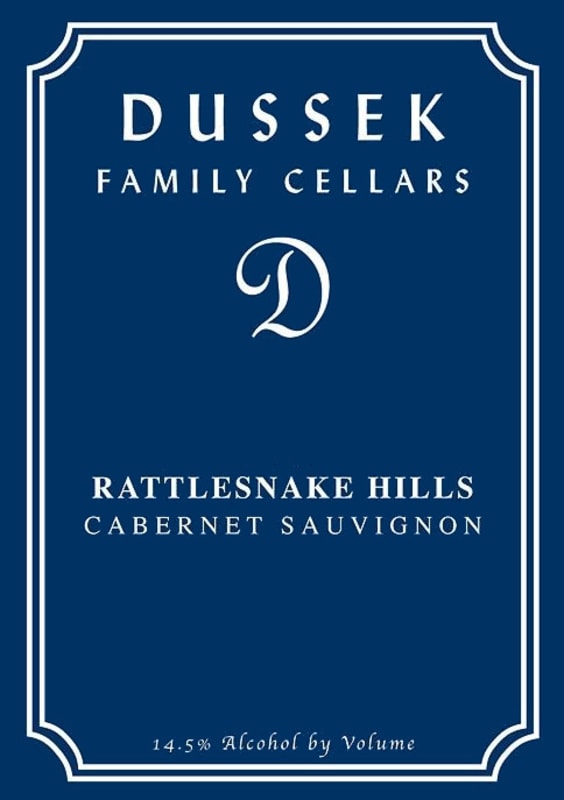 Woodhouse Family Cellars Dussek Cabernet Sauvignon 2006 Front Label