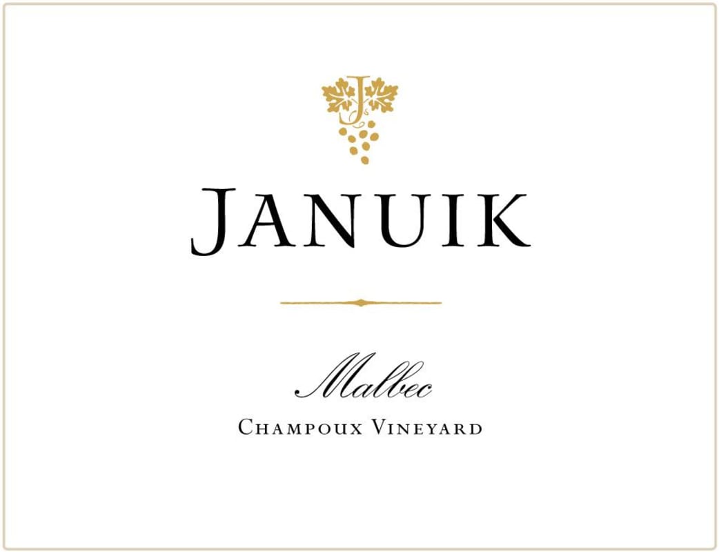 Januik Winery Champoux Vineyard Malbec 2018 Front Label
