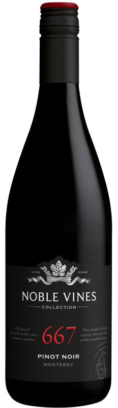 Noble Vines 667 Pinot Noir 2021 Front Bottle Shot