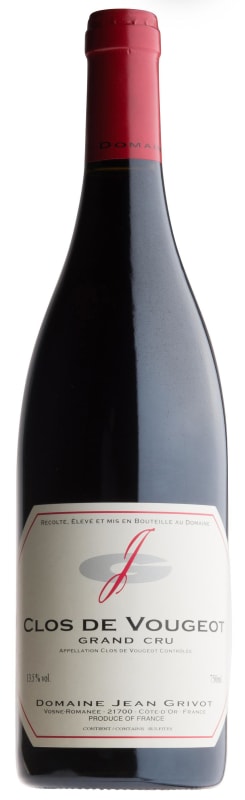 Domaine Jean Grivot Clos de Vougeot Grand Cru 2021 Front Bottle Shot