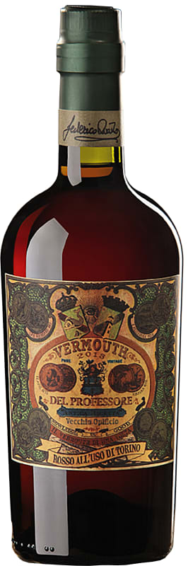 Del Professore Vermouth di Torino Rosso Front Bottle Shot