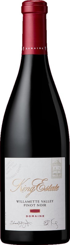 King Estate Domaine Pinot Noir 2016 Front Bottle Shot